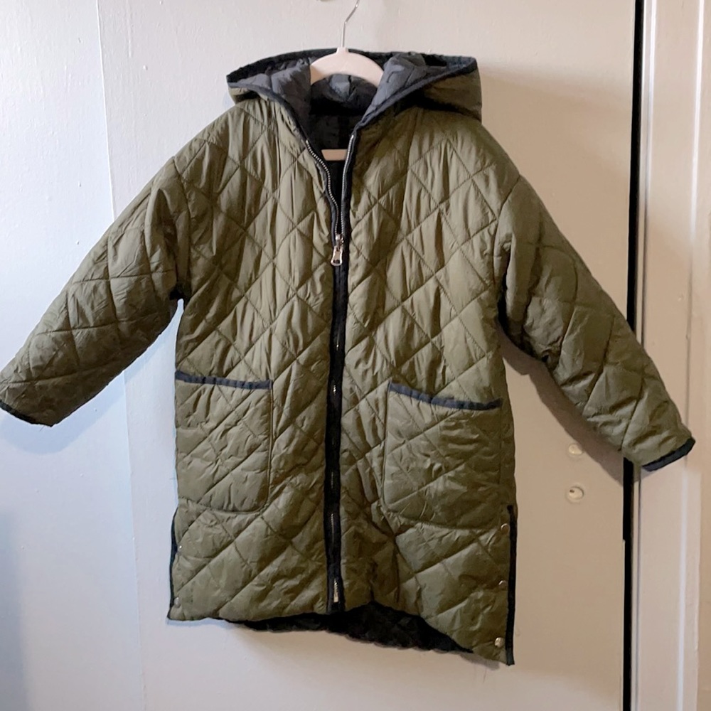 Zara Kids Girls Reversible Jacket Size 6